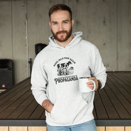 Pasteurization is Propaganda - Organic Hoodie