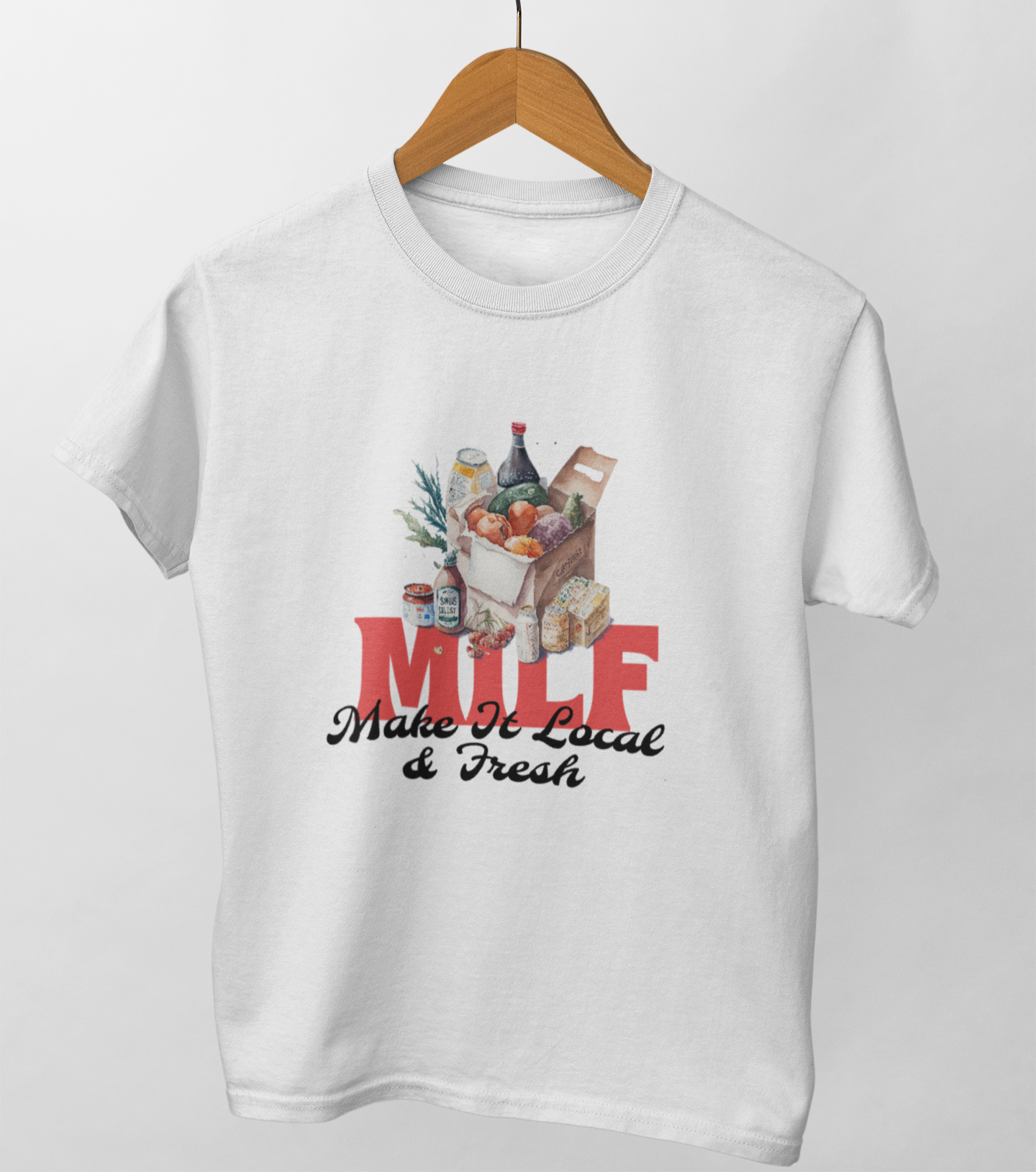 Make It Local & Fresh - Organic Women's Baby Tee