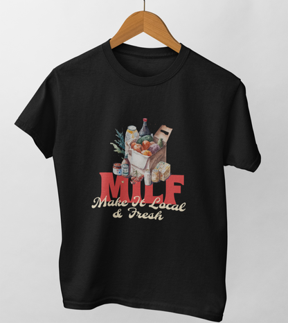 Make It Local & Fresh - Organic Women's Baby Tee