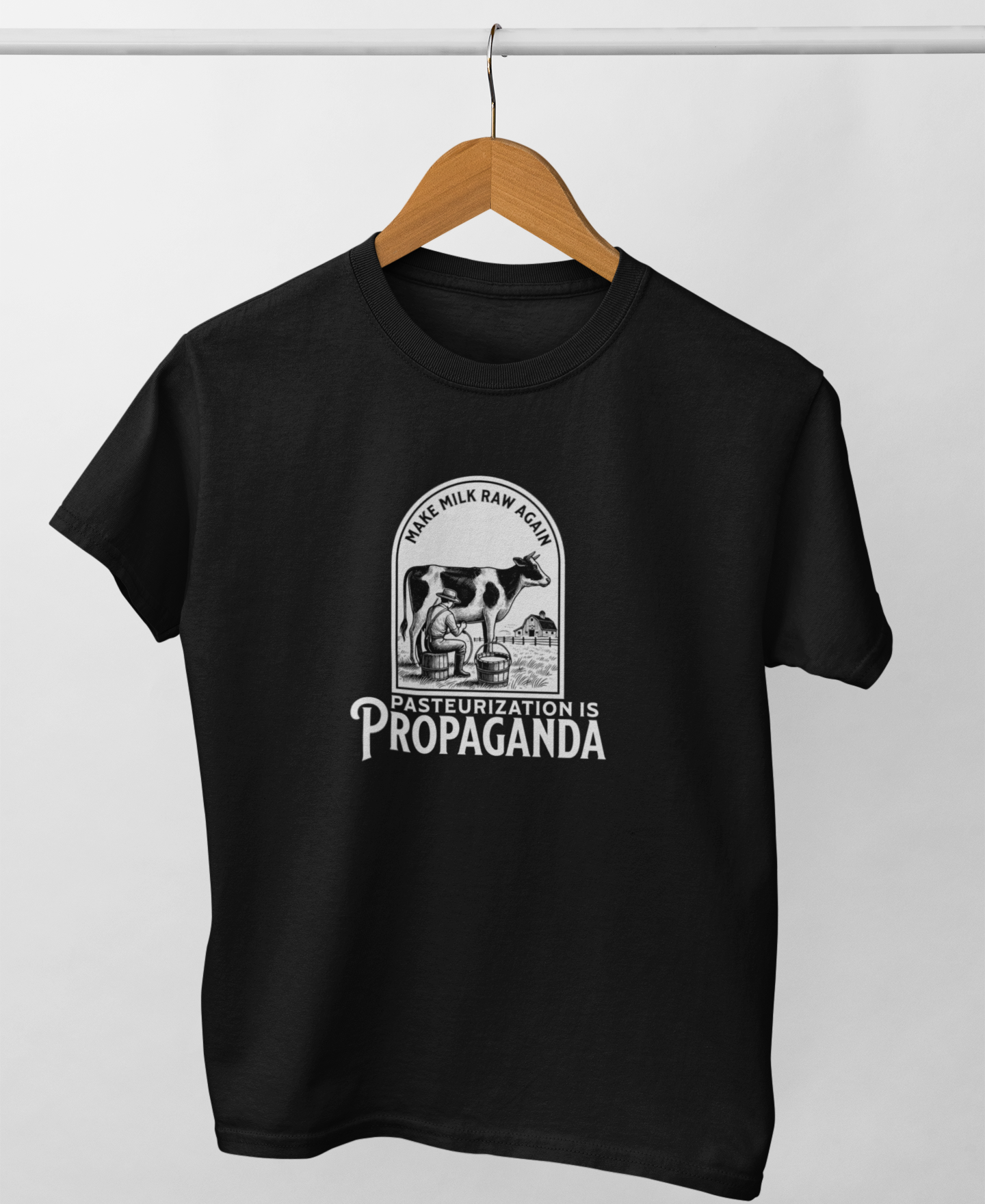 Pasteurization is Propaganda - Organic Women's Baby Tee